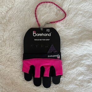 NWT! Barehand RAWW Pink and Black Fingerless Lifting Gloves